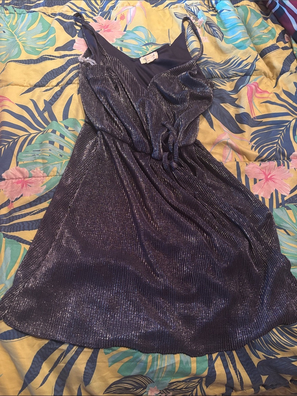 Ultra Flirt Shimmery Navy Blue woman’s  Dress